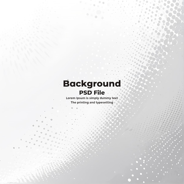 PSD Halftone witte grijze achtergrond Punten abstracte witte achtergrond textuur technologie