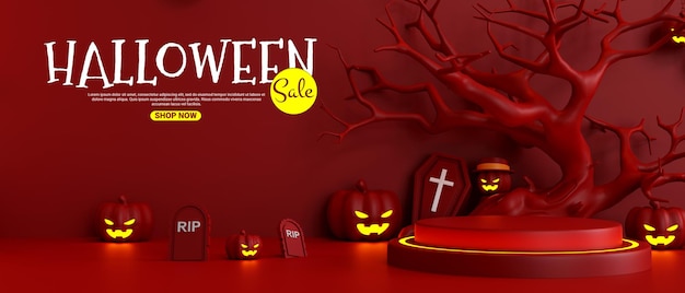 PSD Halloween background template