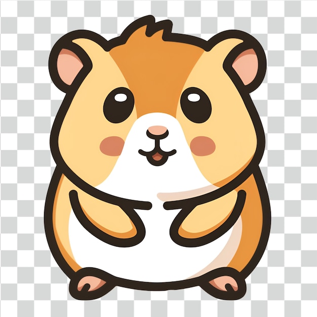 PSD psd hamster clipart op doorzichtige achtergrond