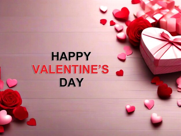 PSD psd happy valentines day background banner design template best quality image wallpaper gifts heart