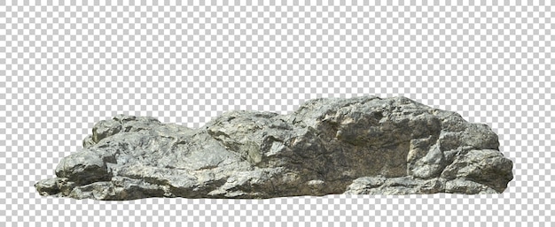 PSD psd hard rocks landscape isolated transparent backgrounds 3d rendering