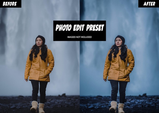 PSD hdr photo edit preset filter