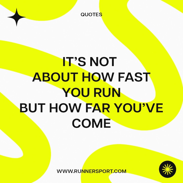 PSD psd healthy lifestyle quotes runner now design voor sociale media en instagram post template