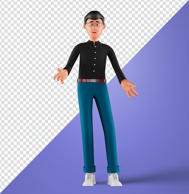 PSD psd hombre de negocios 3d