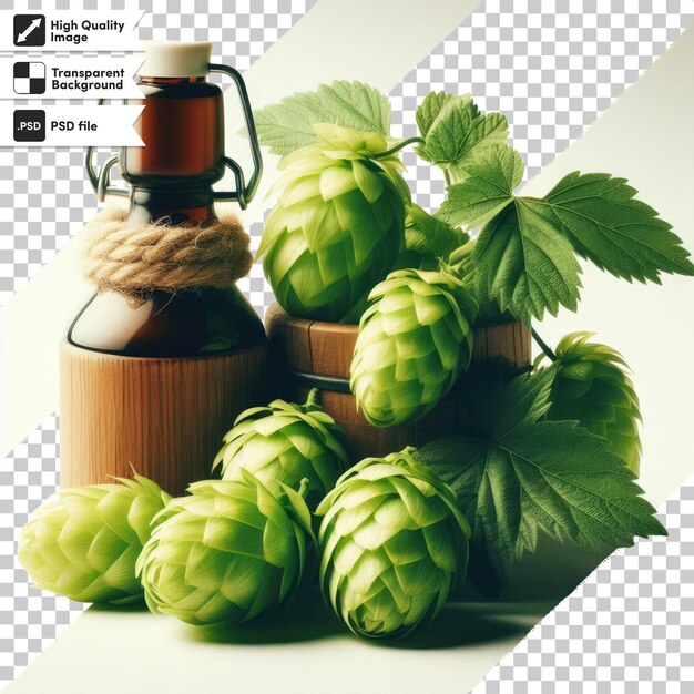 PSD psd hop cones on transparent background