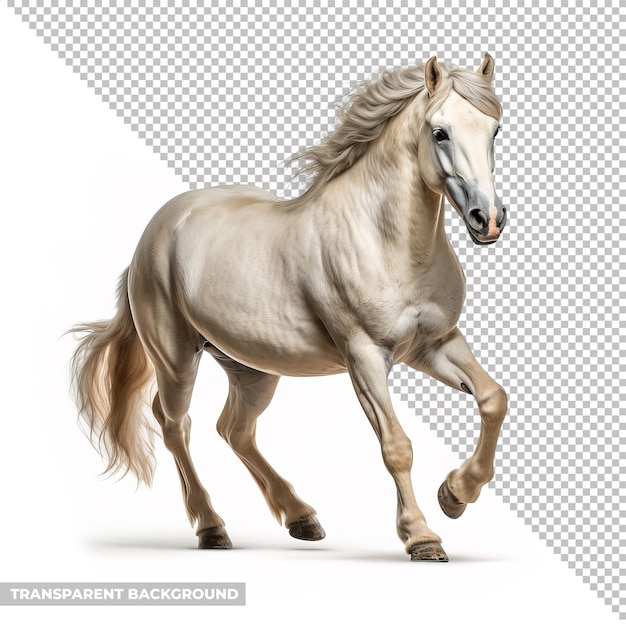 Psd horse isolated without background