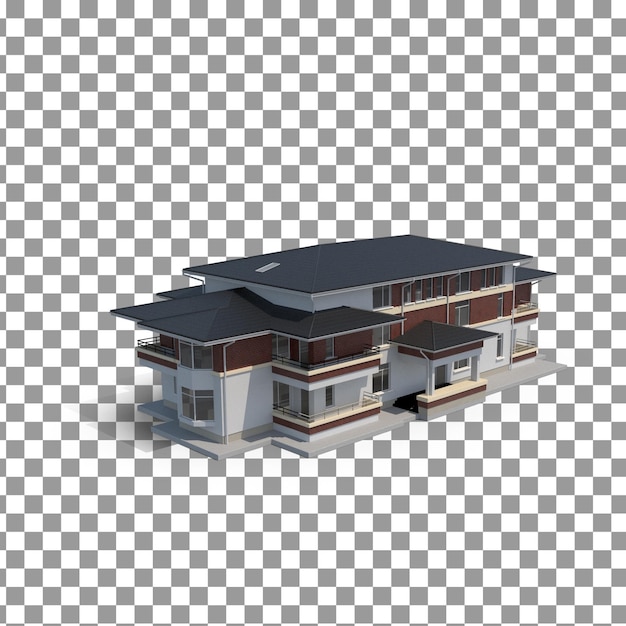 分離と透明な背景の PSD 家のアイコン