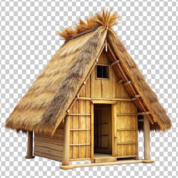 PSD psd of a hut home on transparent background