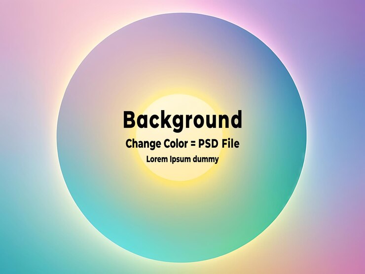 PSD psd hyber realistic photo of a holographic pastelcolored gradient sphere in green and yellow