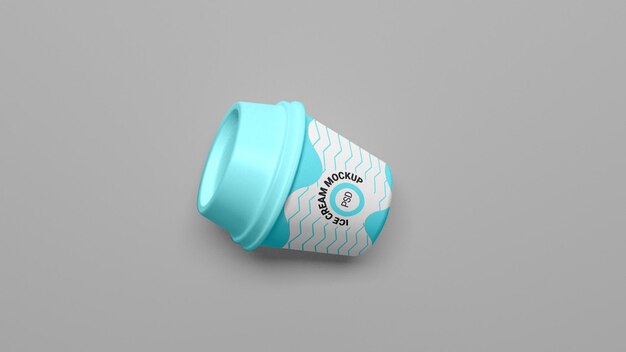 Psd ice cream mockup