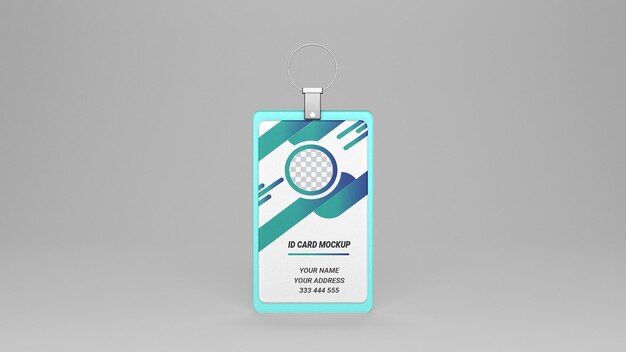 PSD psd id card mockup