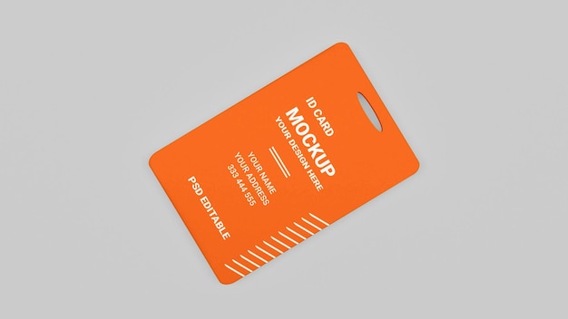 PSD psd id card mockup