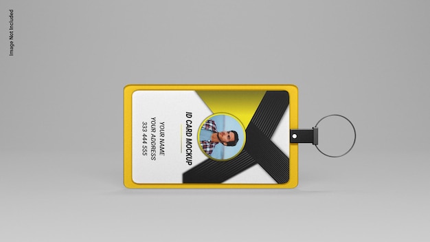 Psd id card mockup