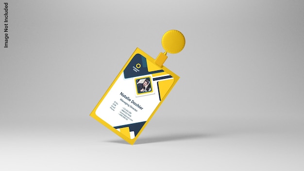 PSD Id card mockup