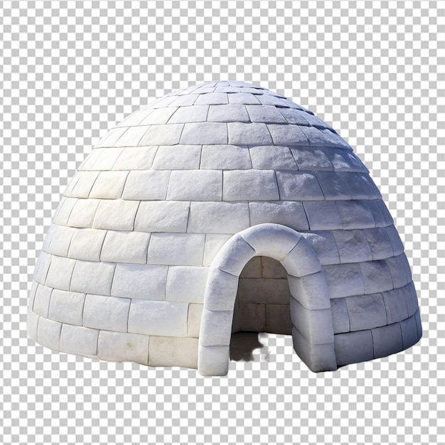 PSD psd of a igloo on transparent background