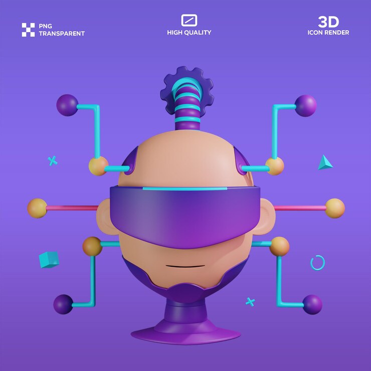 PSD psd implant 3d illustration