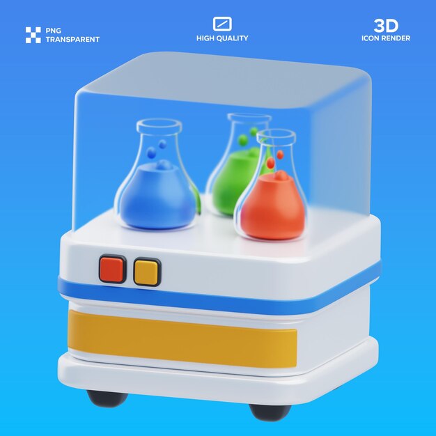 PSD Инкубатор 2 3D иллюстрация