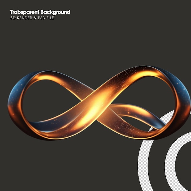 PSD psd infinity symbol 3d