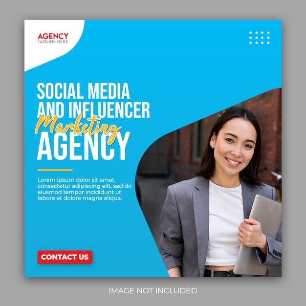 psd influencer marketing agency social media instagram story template