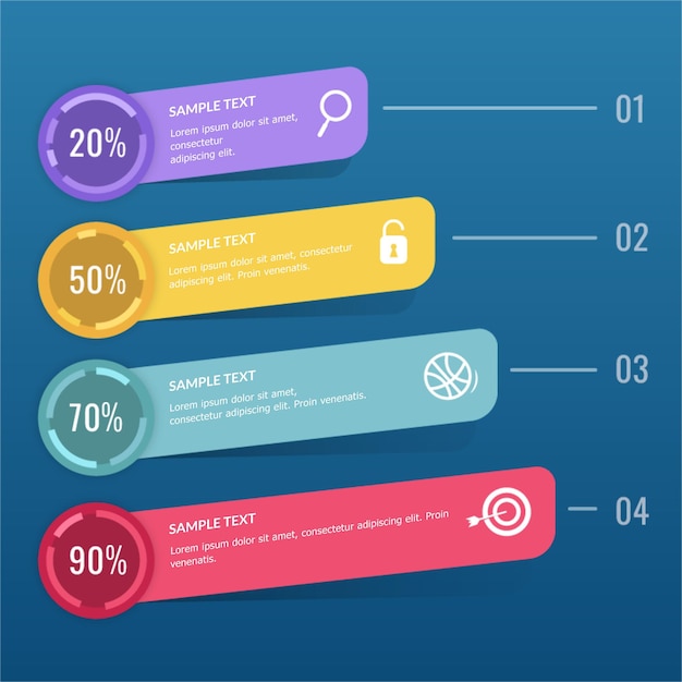 PSD psd infographic templates