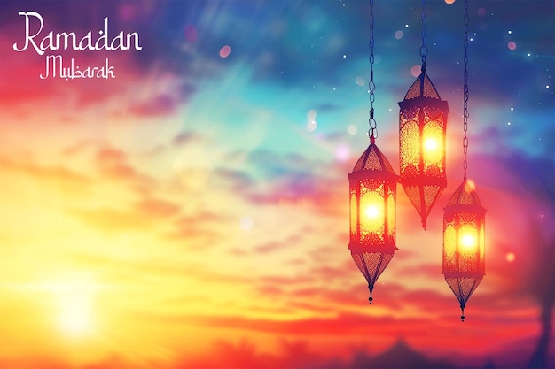 PSD Islamic Arabic Background of Ramadan Kareem Ramadan Muslim Holy Month