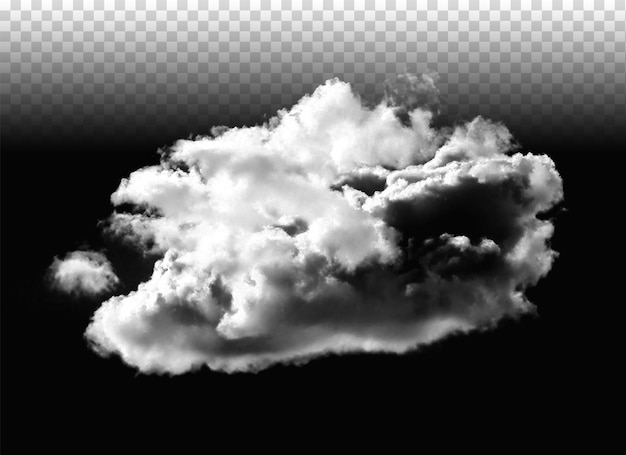 Psd isolated cloud background