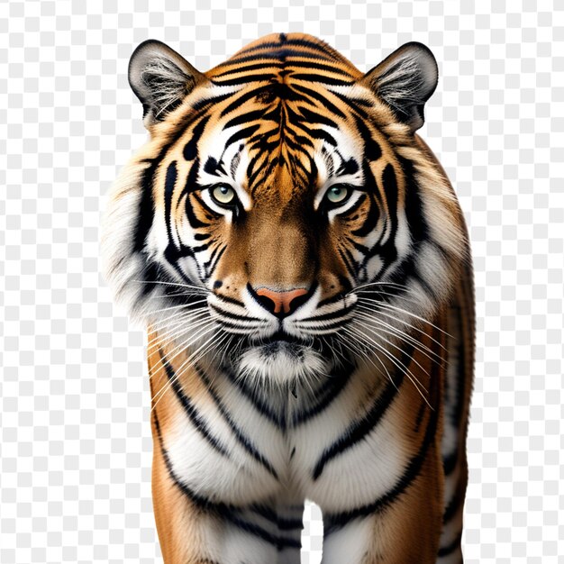 PSD psd изолированный хищный тигр
