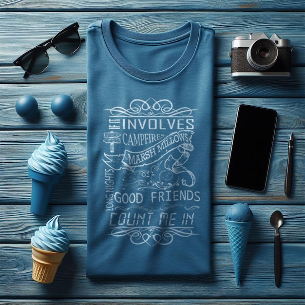 PSD Isolated simple t shirt mockup