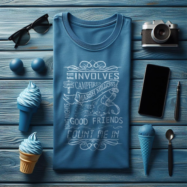 Psd isolated simple t shirt mockup