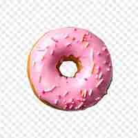 PSD psd isolated strawberry donut