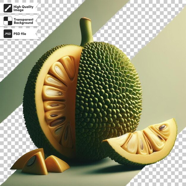 PSD 투명한 배경에 psd jackfruit