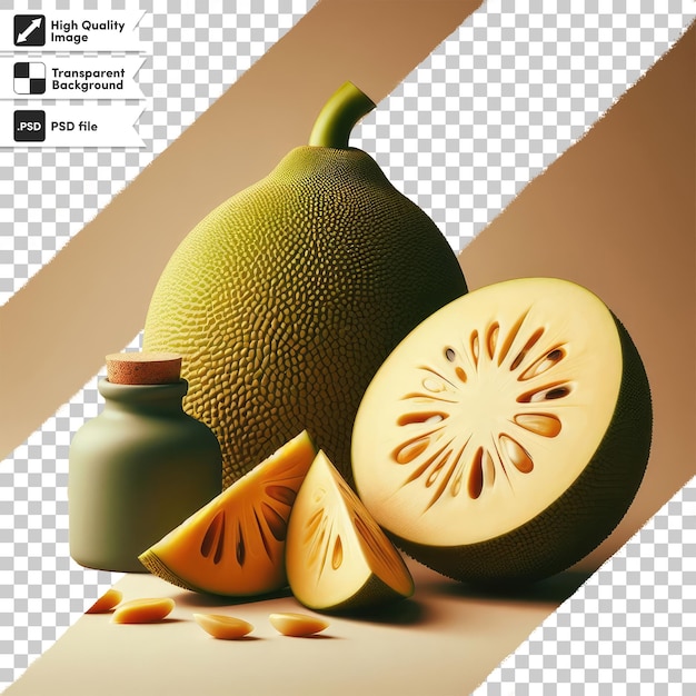 PSD psd jackfruit on transparent background