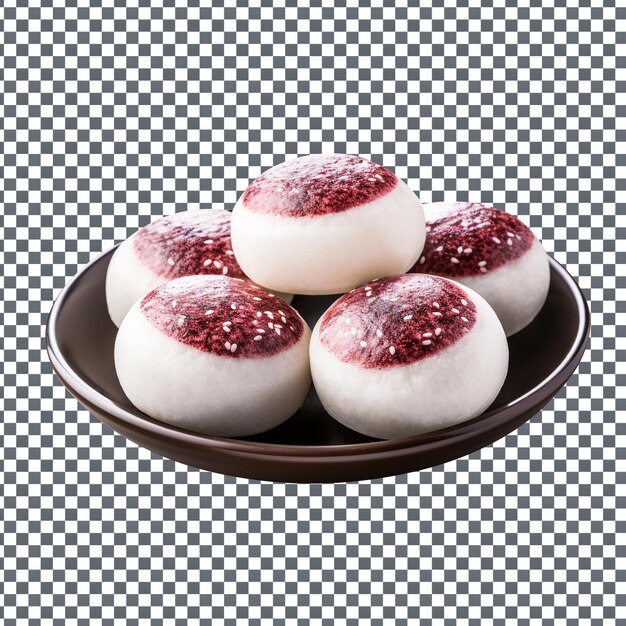 PSD psd japanese sweets isolated on transparent background