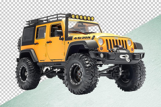 PSD psd jeep on transparent background