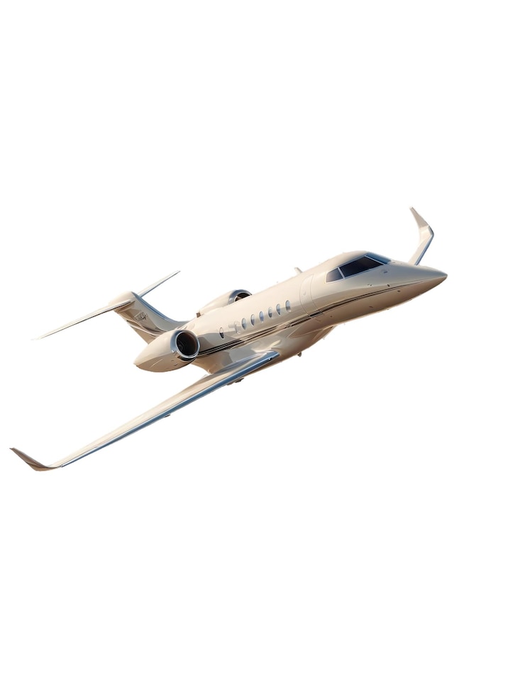 PSD psd jet aeroplane isolated on a transparent background