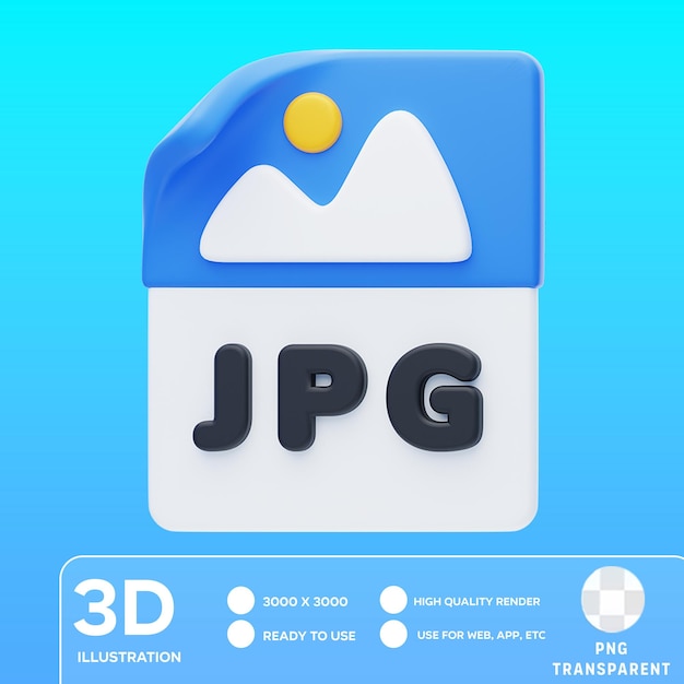 PSD psd jpg 파일 3d 일러스트레이션