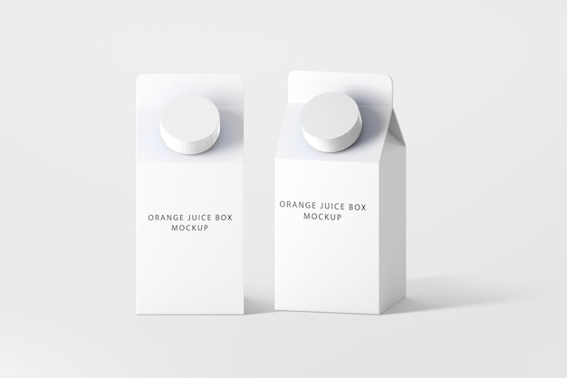 PSD juice box mockup