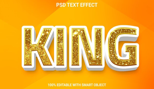 Psd king premium text effect