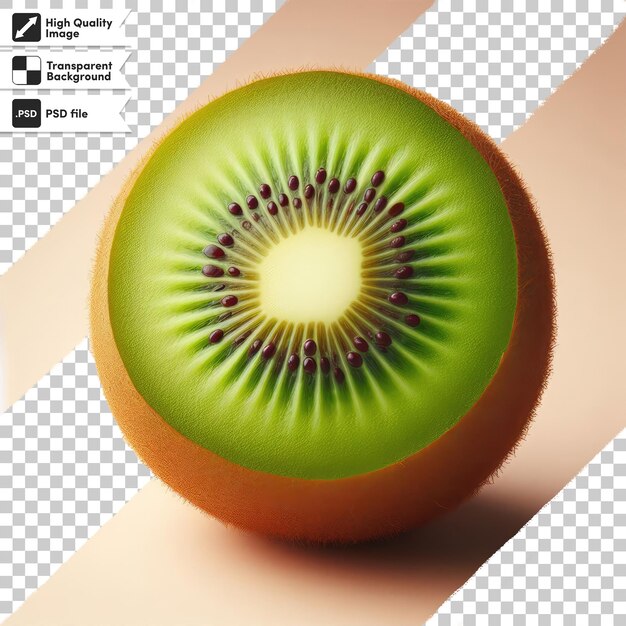 PSD psd kiwi fruit on transparent background