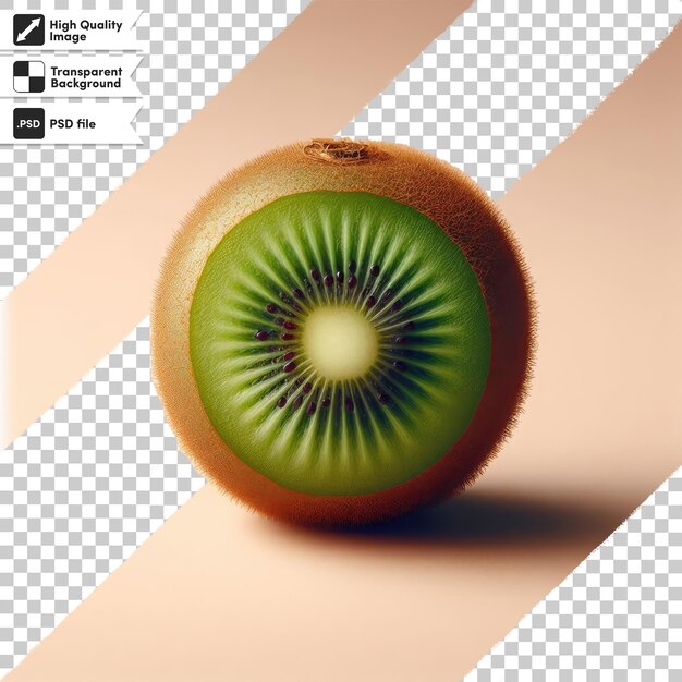 PSD psd kiwi fruit on transparent background