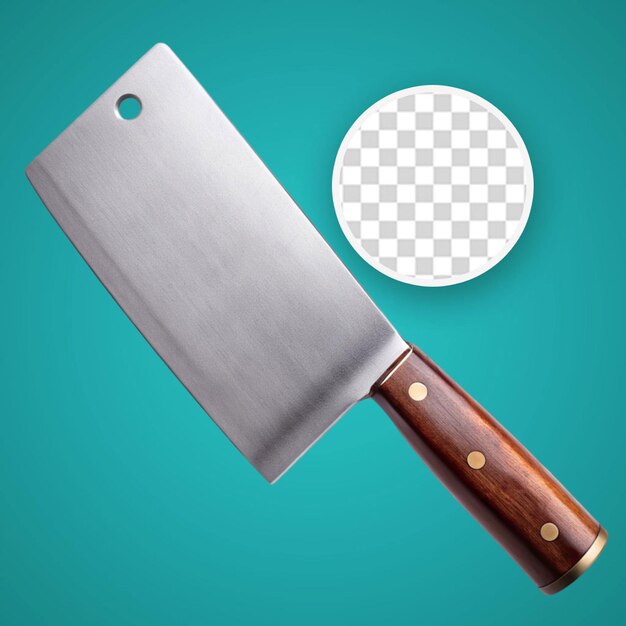 PSD psd knife on a table on transparent background