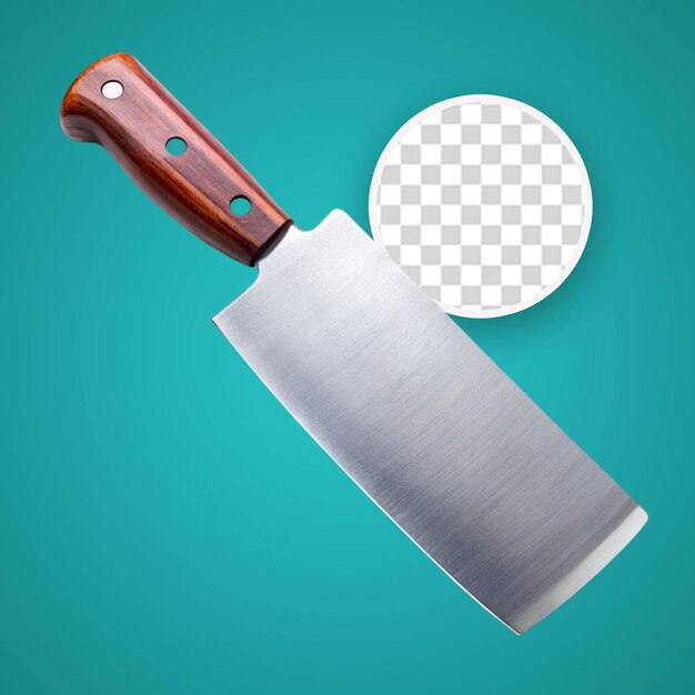 PSD psd knife on a table on transparent background