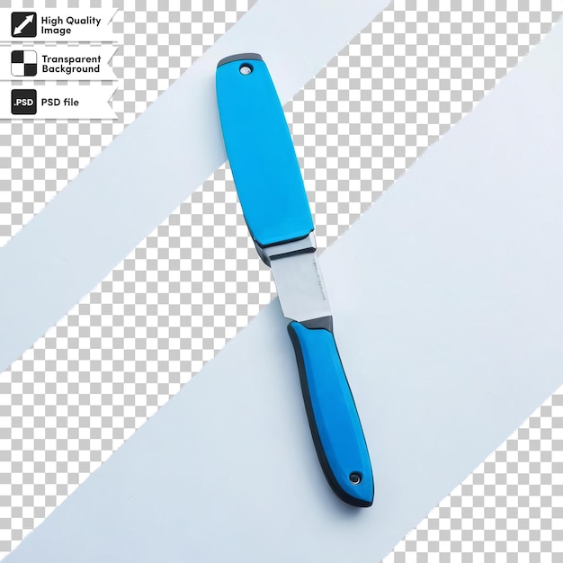 PSD psd knife on transparent background with editable mask layer