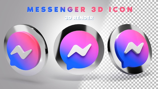 Psd Komunikator 3d Ikona Renderowania