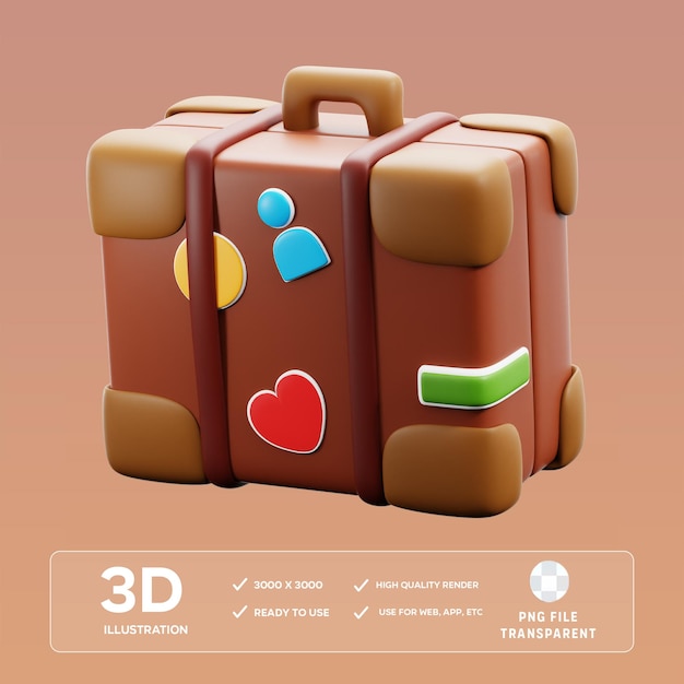 PSD koper 3D Illustration