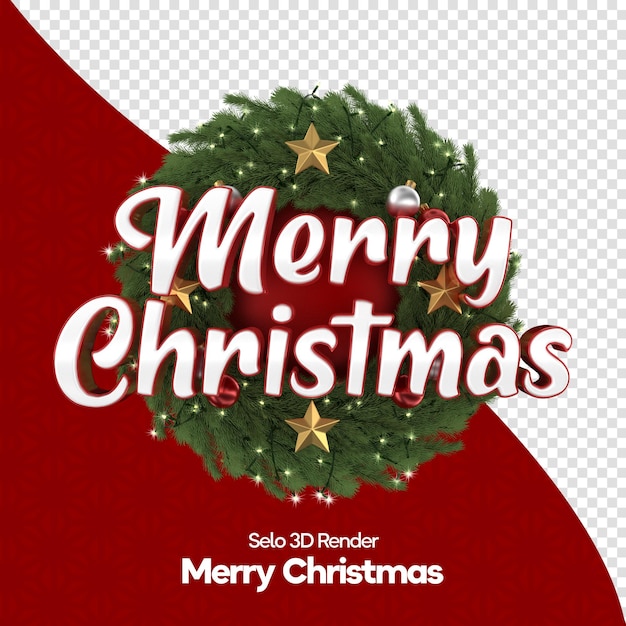 PSD psd label merry christmas warland design for celebration