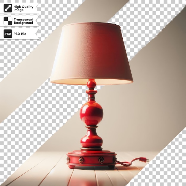 PSD psd lamp on transparent background with editable mask layer