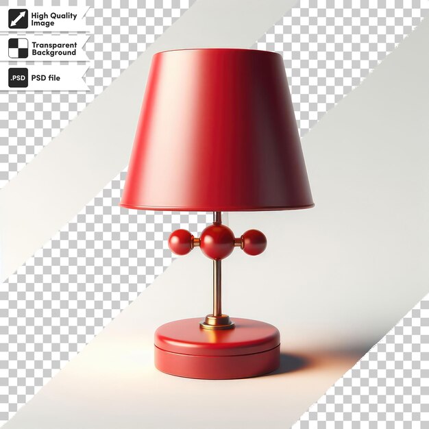 PSD psd lamp on transparent background with editable mask layer