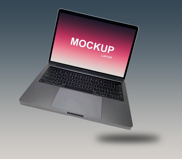 Psd laptop design per il mockup