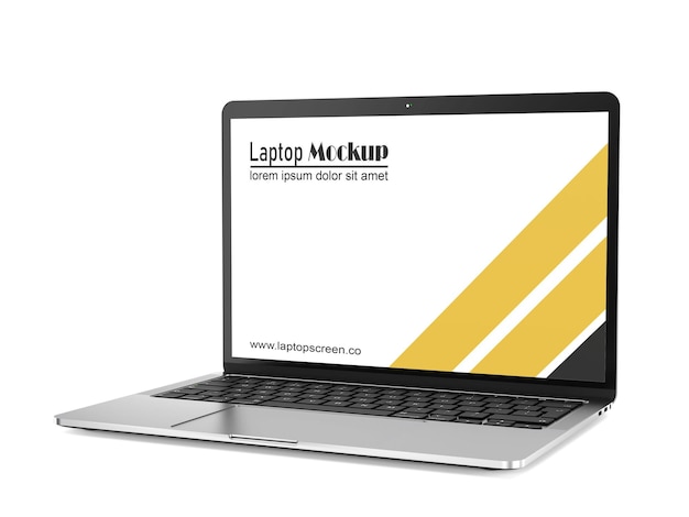 psd laptop mockup design